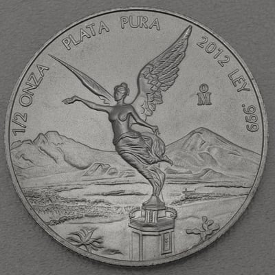Silbermünze 1/2oz "Libertad" 2012 (Mexiko) - Miniaturansicht 1