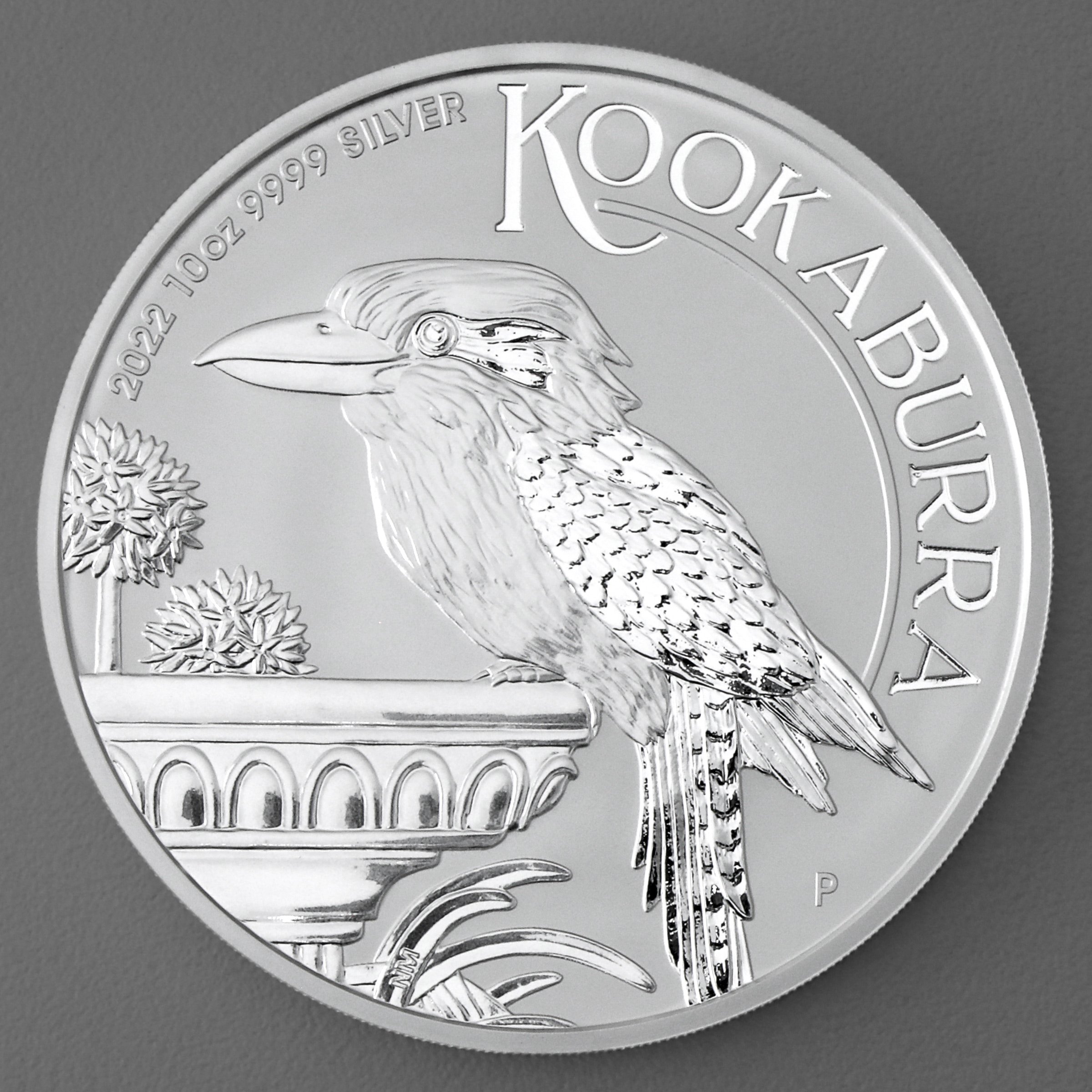 Silbermünze 10oz "Kookaburra" 2022 diff. (Australien) - Hauptansicht