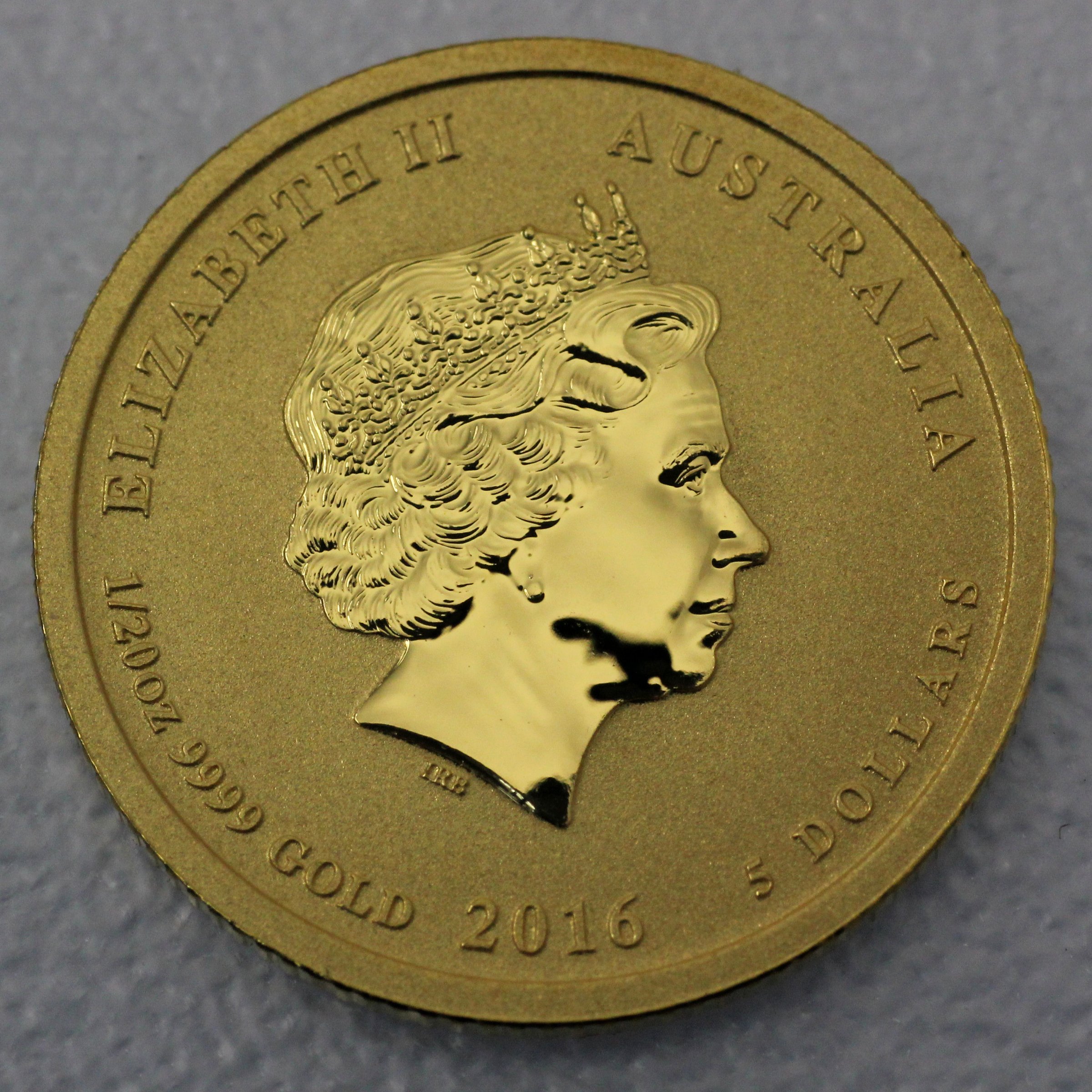 Goldmünze 1/20oz "Affe" 2016 Lunar II – Year of the Monkey (Australien) - Detailansicht 1