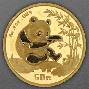 Goldmünze 1/2oz "Panda" 1994 (China) - Hauptansicht