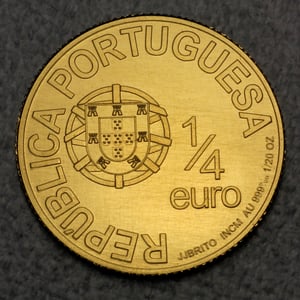 Goldmünze 0,25 Euro "D. Afonso Henriques" 2006 (Portugal) - Miniaturansicht 2