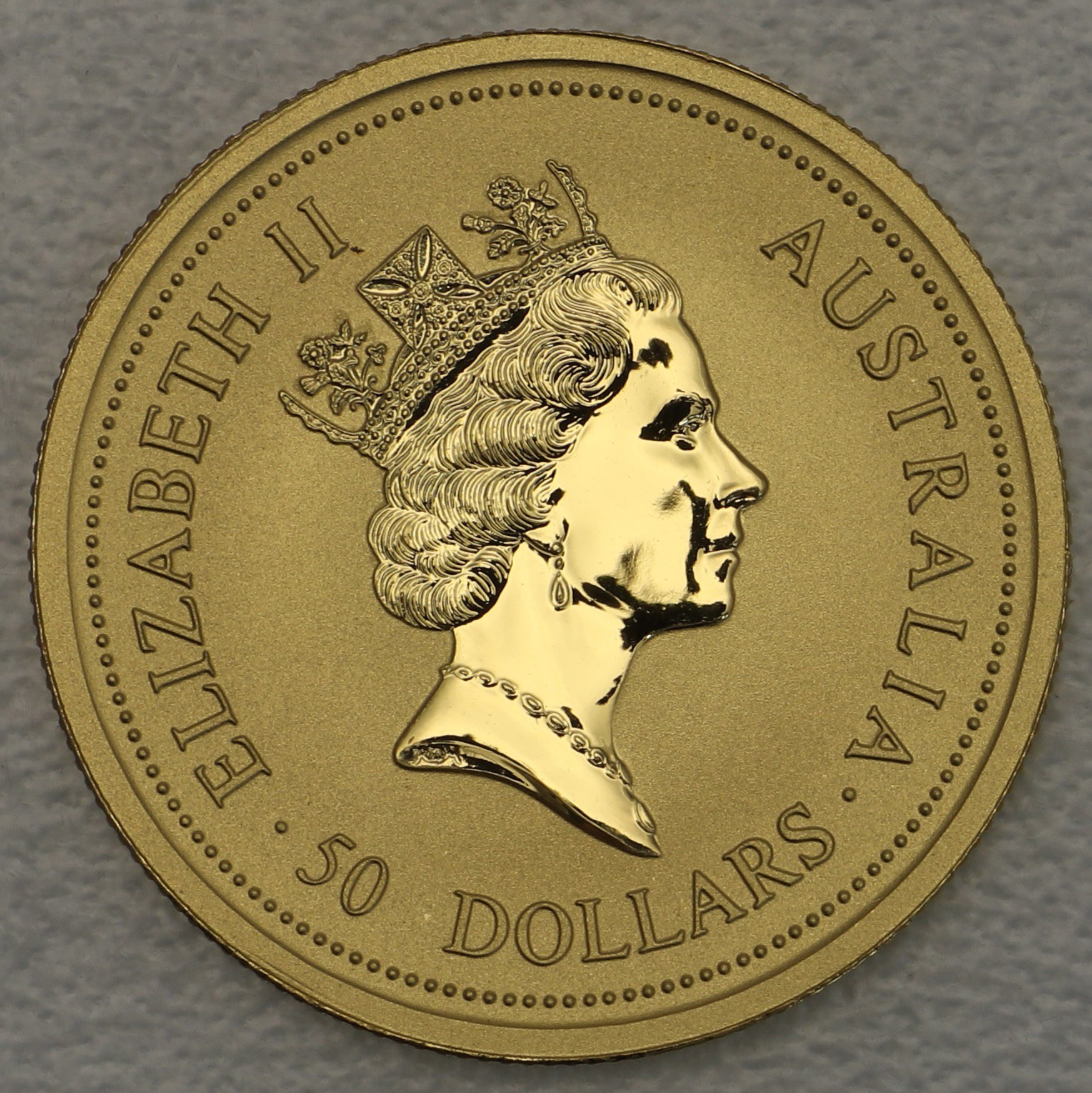 Goldmünze 1/2oz "Känguru" 1998 Australian Nugget (Australien) - Detailansicht 1