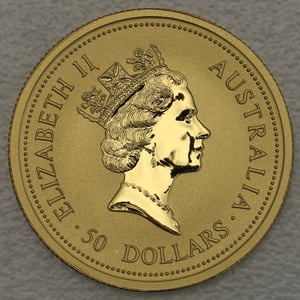 Goldmünze 1/2oz "Känguru" 1998 Australian Nugget (Australien) - Miniaturansicht 2