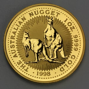 Goldmünze 1oz "Känguru" 1998 Australian Nugget (Australien) - Hauptansicht