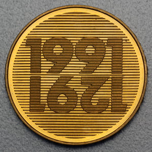 Goldmünze "250 Franken" 1991 700 Jahre Eidgenossenschaft (Schweiz) - Miniaturansicht 2