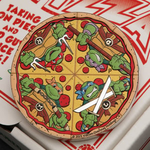 Silbermünze 2oz "Pizza Coin" 2025 (koloriert) Teenage Mutant Ninja Turtles™ (Tuvalu) - Miniaturansicht 5