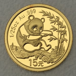 Goldmünze 1/25oz "Panda" 2007 versch. Motive (China) - Miniaturansicht 23