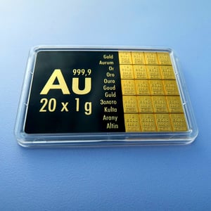 Goldtafel 20 x 1g "Au International" (Motivbox) - Miniaturansicht 3