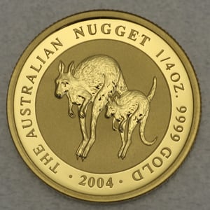 Goldmünze 1/4oz "Känguru" 2004 Australian Nugget (Australien) - Hauptansicht