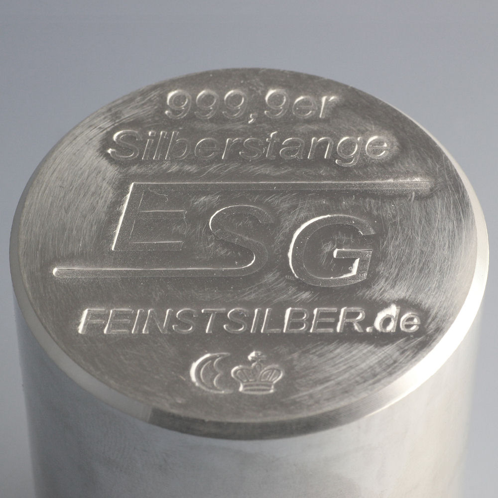 Silberstange 1000g (999,9 Ag) - Detailansicht 1
