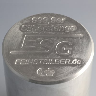 Silberstange 1000g (999,9 Ag) - Miniaturansicht 2