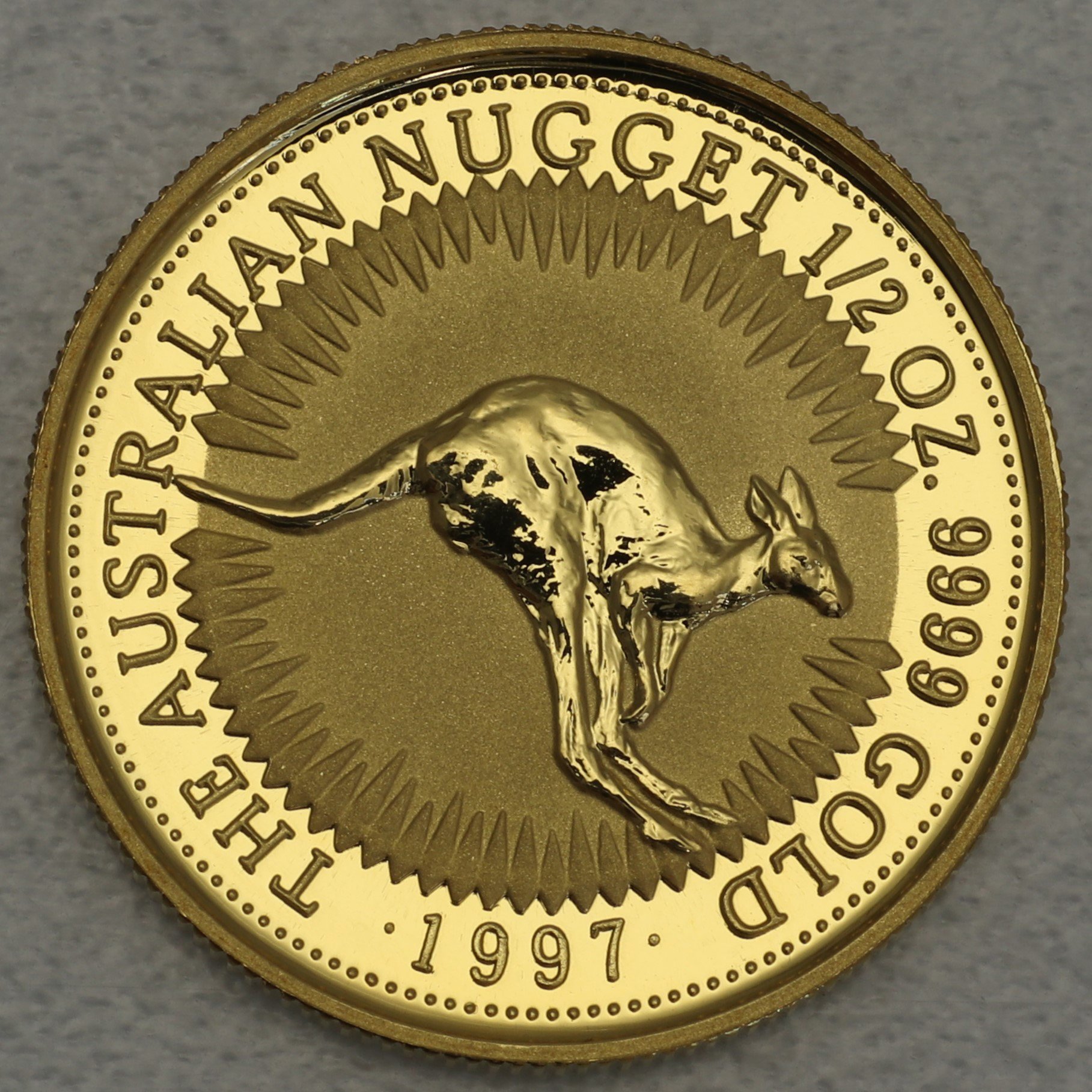 Goldmünze 1/2oz "Känguru" 1997 Australian Nugget (Australien) - Hauptansicht