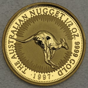 Goldmünze 1/2oz "Känguru" 1997 Australian Nugget (Australien) - Hauptansicht