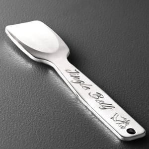 Gourmet-Löffel "Jingle Bells" Sterling-Silber - Miniaturansicht 3