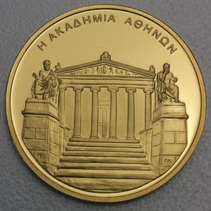 Goldmünze 100 Euro "Akademie" 2004 Olympische Sommerspiele Athen 2004 (Griechenland) - Hauptansicht