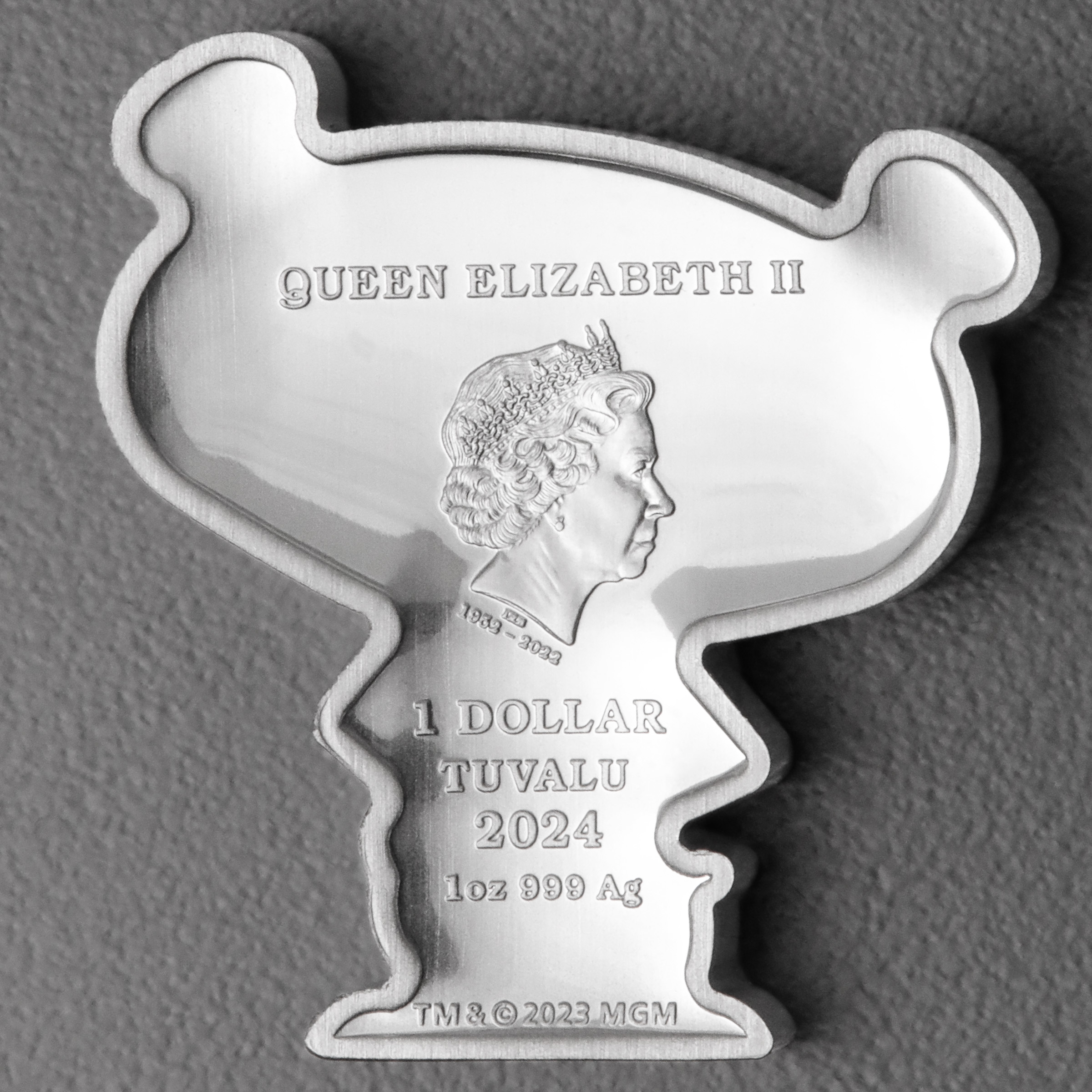 Silbermünze 1oz "Pink Panther" 2024 (koloriert) Minted Mini (Tuvalu) - Detailansicht 1