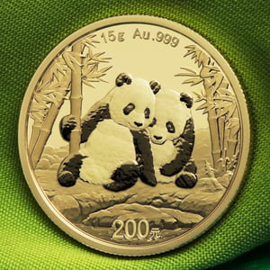 Goldmünze 15g "Panda" 2026 (China) - Miniaturansicht 5