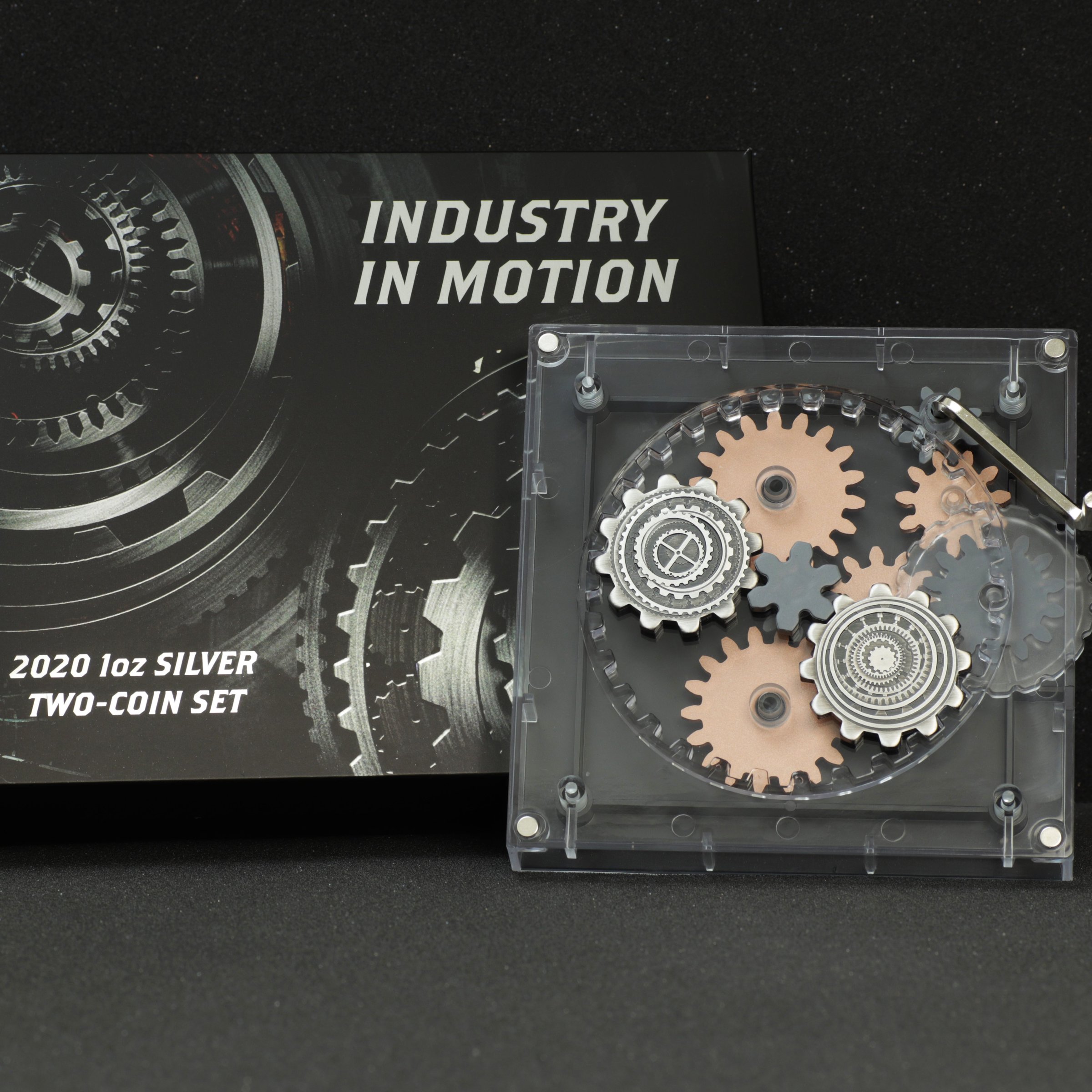 Silbermünzen 2 x 1oz "Industry in Motion" (AF) Set – 2-teilig (Tuvalu) - Detailansicht 3