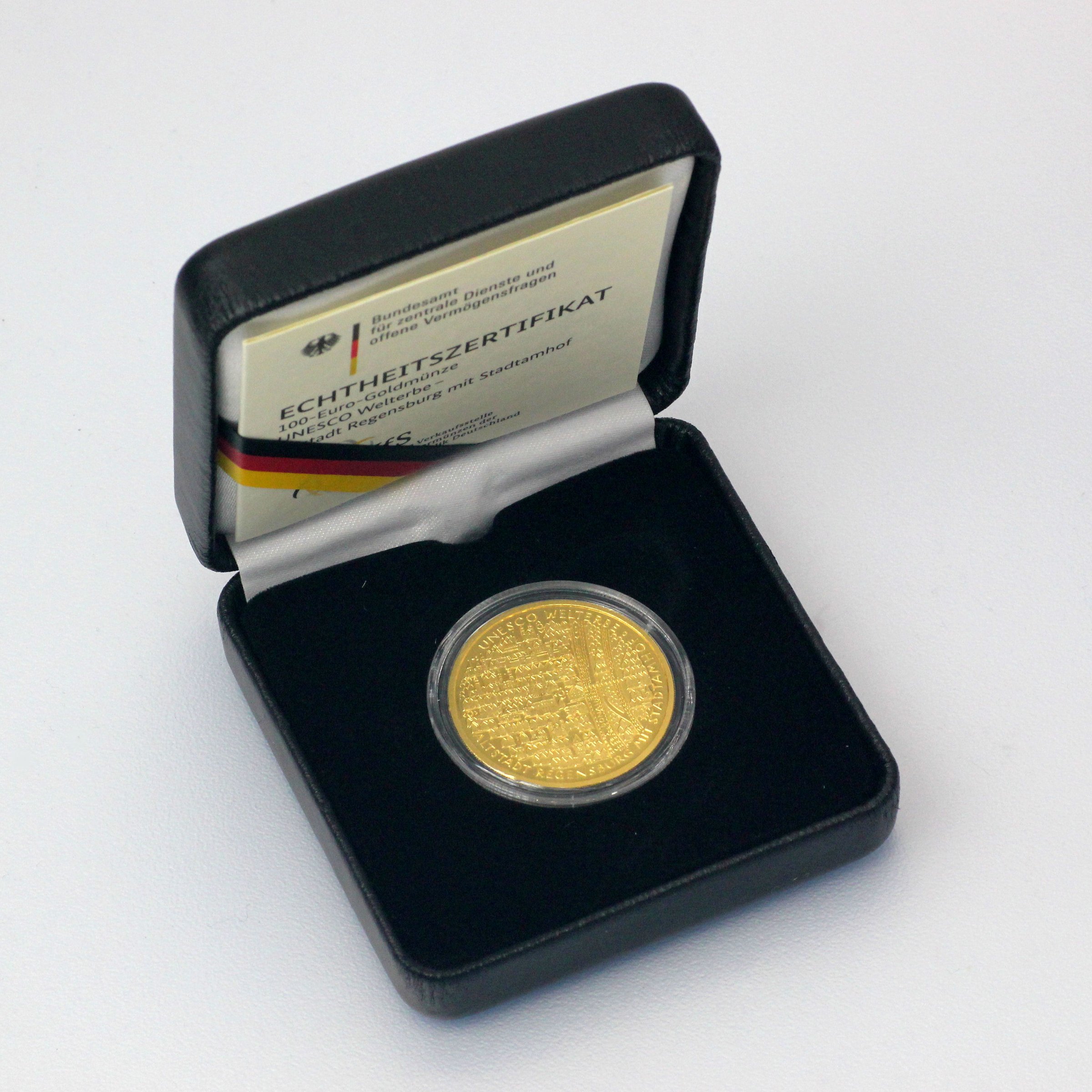 Goldmünze 100 Euro "Regensburg" 2016 Unesco-Weltkulturerbe (Deutschland) - Detailansicht 3