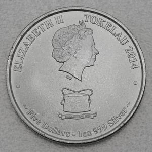 Silbermünze 1oz "Mokoha - Great White Shark" 2015 Territory of Tokelau (Tokelau) - Miniaturansicht 2