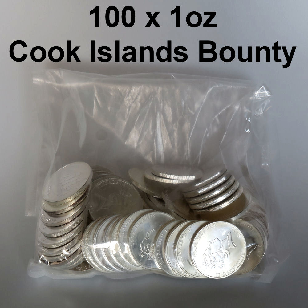 Silbermünze "Cook Islands" (Junk-Bag) 100x 1oz (Cook Islands) - Hauptansicht
