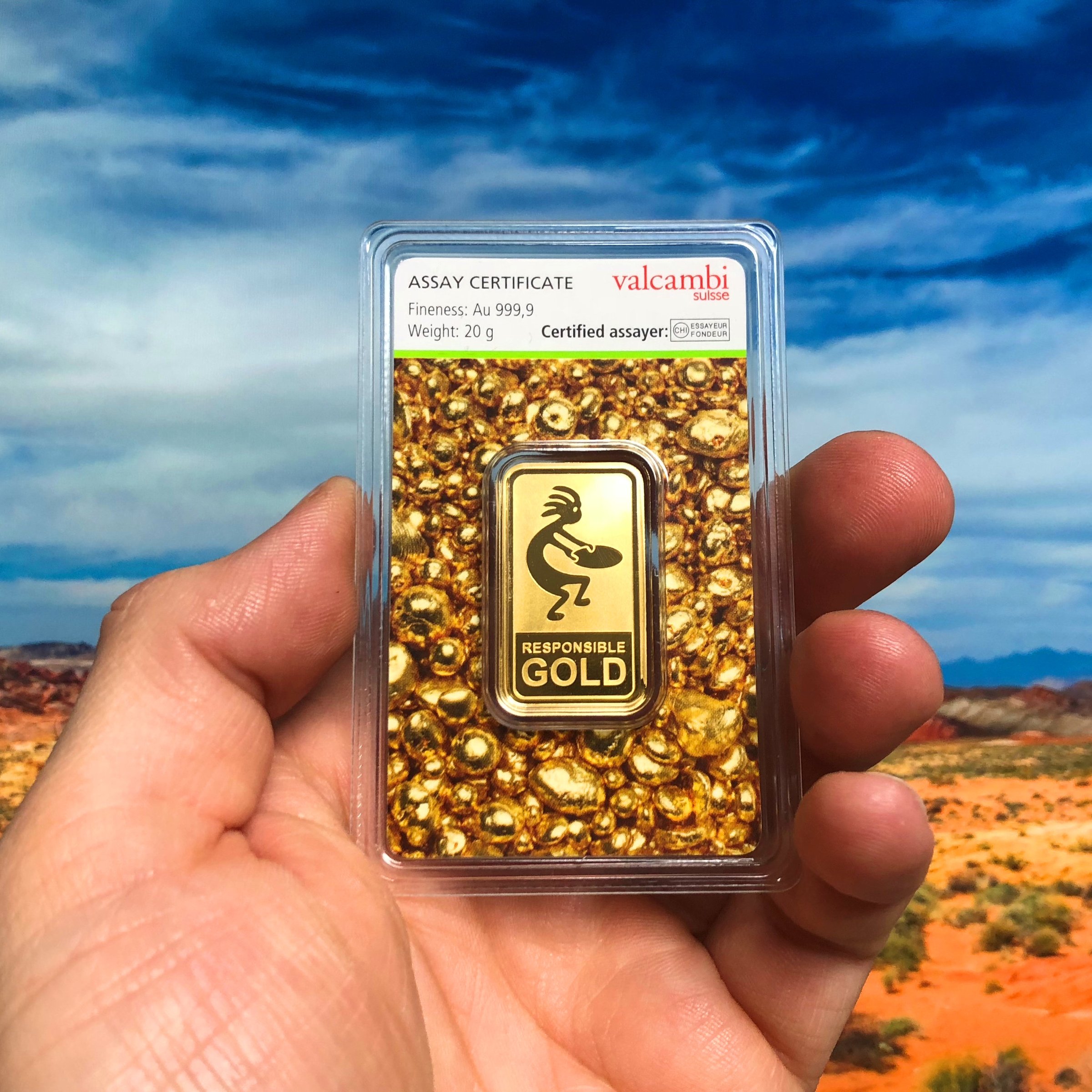 Goldbarren 20g "Auropelli" Responsible-Gold - Detailansicht 3