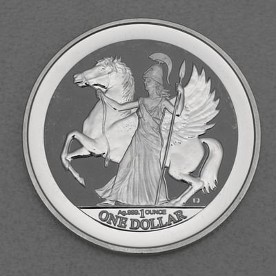 Silbermünze 1oz "Pegasus" 2017 (Reverse PP) (Britische Jungferninseln) - Miniaturansicht 1