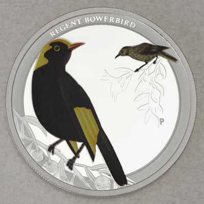 Silbermünze 1/2oz "Regent Bowerbird 2013" (PP) Birds of Australia - Miniaturansicht 1