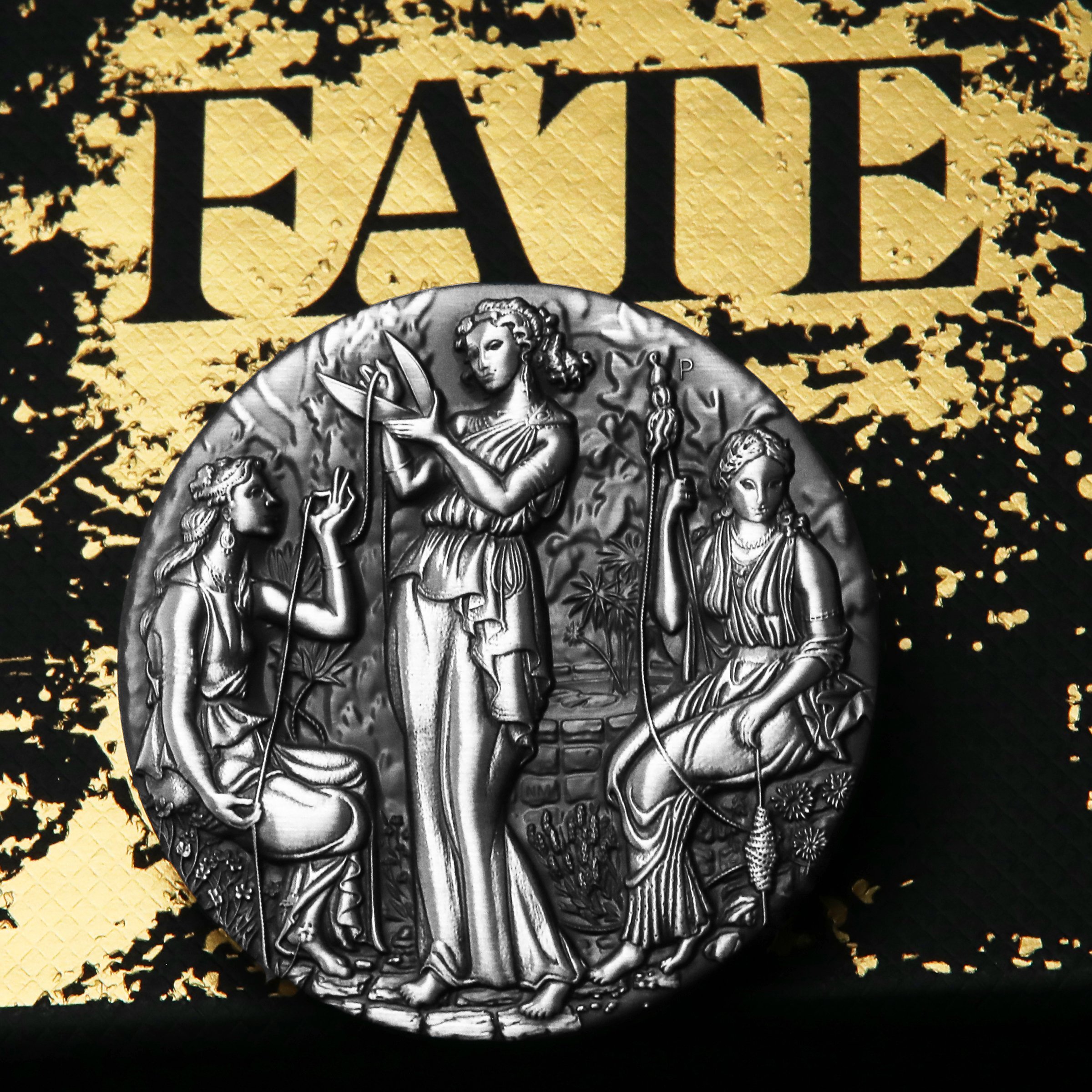 Silbermünze 2oz "Fate – The Moirai" 2025 (AF/HR) (Tuvalu) - Detailansicht 4