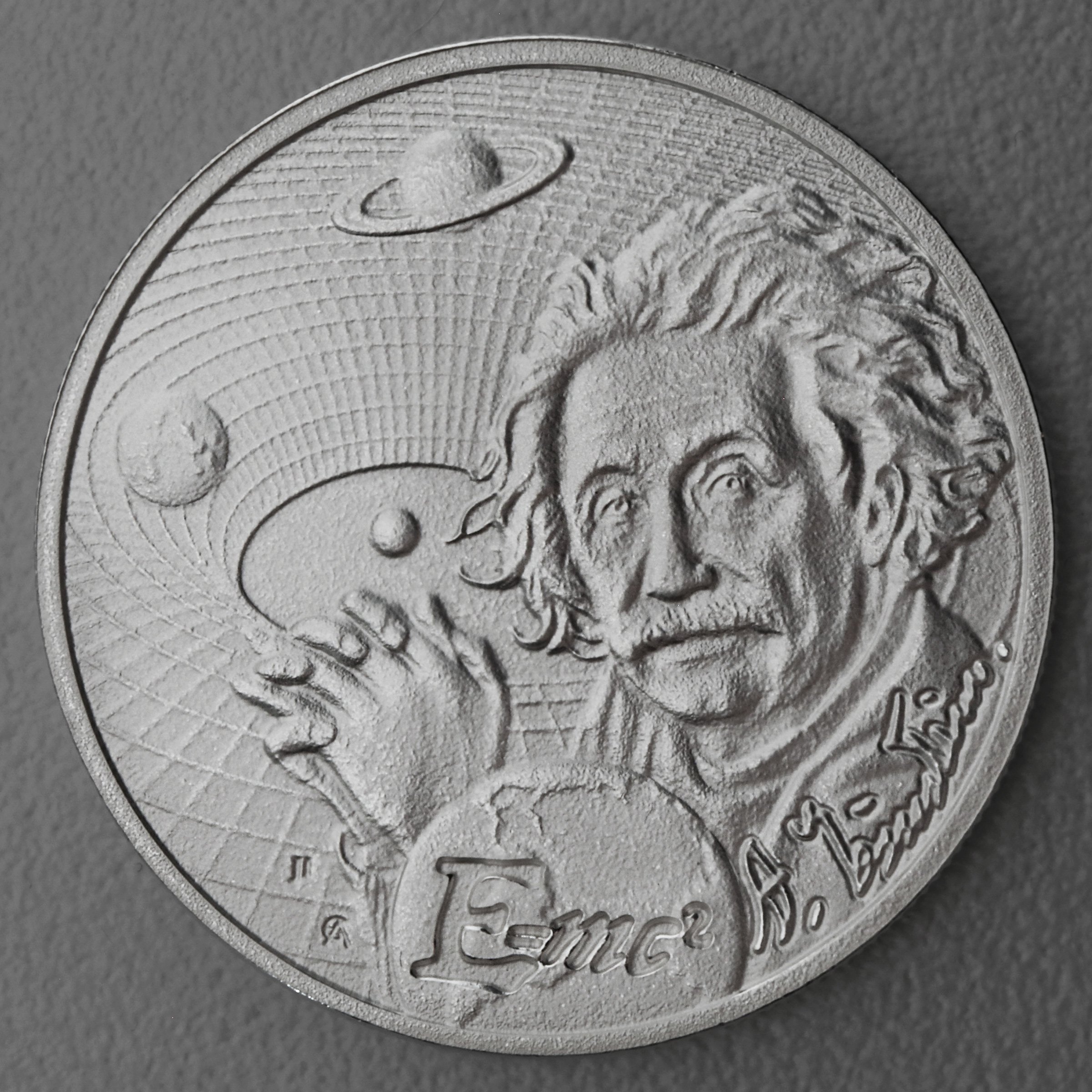 Silbermünze 1oz "Albert Einstein" 2022 Icons of Inspiration (Niue) - Hauptansicht