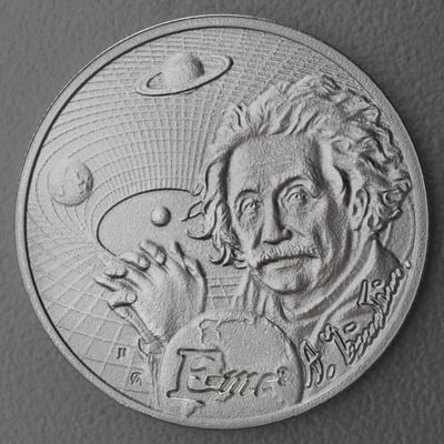 Silbermünze 1oz "Albert Einstein" 2022 Icons of Inspiration (Niue) - Miniaturansicht 1