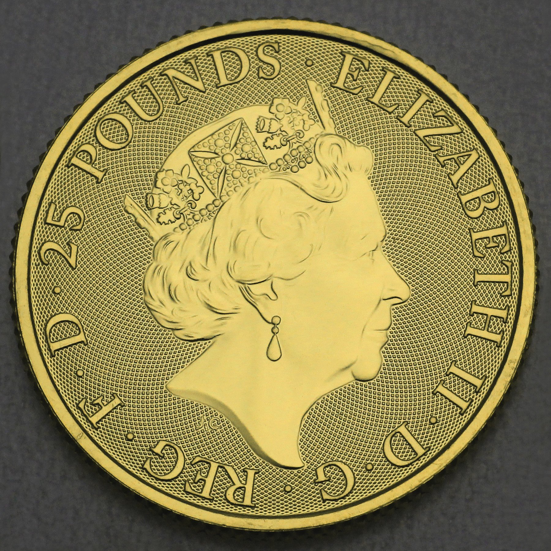 Goldmünze 1/4oz "White Horse of Hanover" 2020 The Queen s Beasts (Großbritannien) - Detailansicht 1