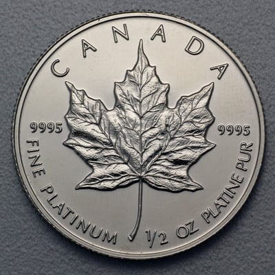 Platinmünze 1/2oz "Maple Leaf" 19% (Kanada) - Miniaturansicht 1
