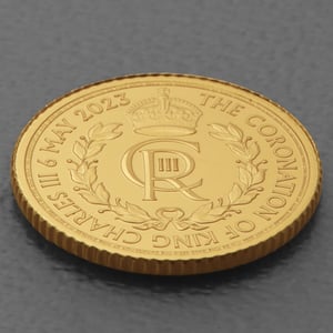 Goldmünze 1/10oz "Coronation Charles III." 2023 Coronation Coin (Großbritannien) - Miniaturansicht 3
