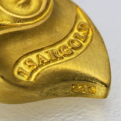 Goldanhänger "Herz aus Isargold" (Naturgold) - Miniaturansicht 7