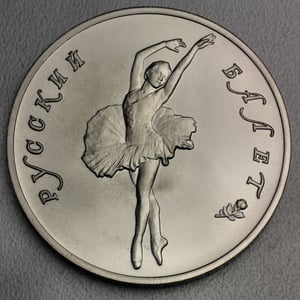 Palladiummünze 1oz "25 Rubel/Ballerina" diff. (Russland) - Miniaturansicht 4