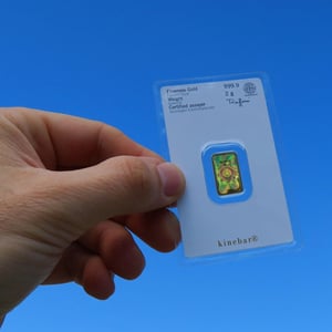 Goldbarren 2g "Kinebar" HERAEUS - Miniaturansicht 4