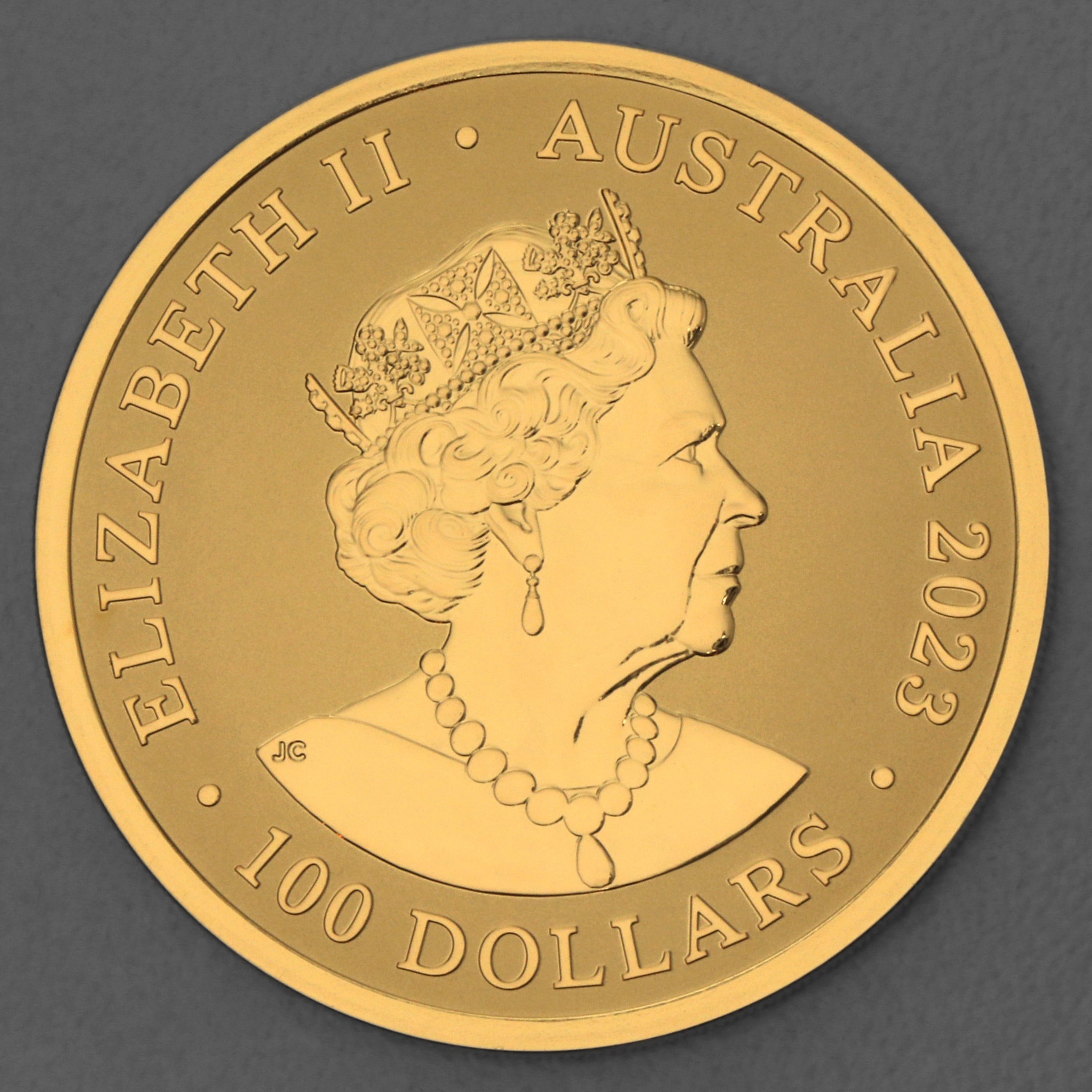 Goldmünze 1oz "Box Jellyfish" 2023 Australia’s Most Dangerous (Royal Australian Mint) - Detailansicht 1
