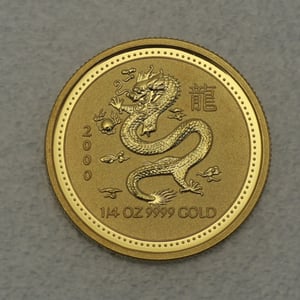 Goldmünze 1/4oz "Drache" 2000 Lunar I – Year of the Dragon (Australien) - Hauptansicht