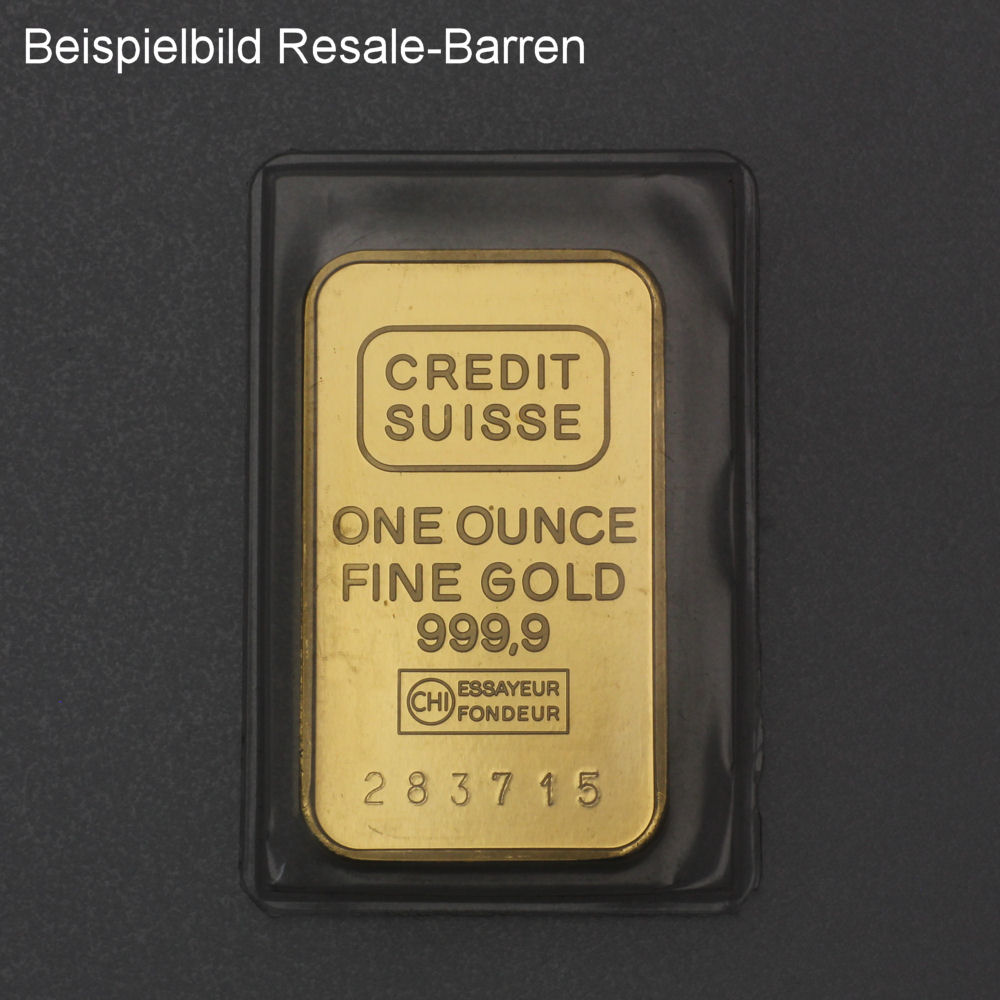 Goldbarren 1oz "Resale" (div. Hersteller) - Detailansicht 2
