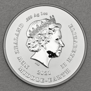 Silbermünze 1oz "Frodo" 2021 Herr der Ringe (Niue) - Miniaturansicht 2