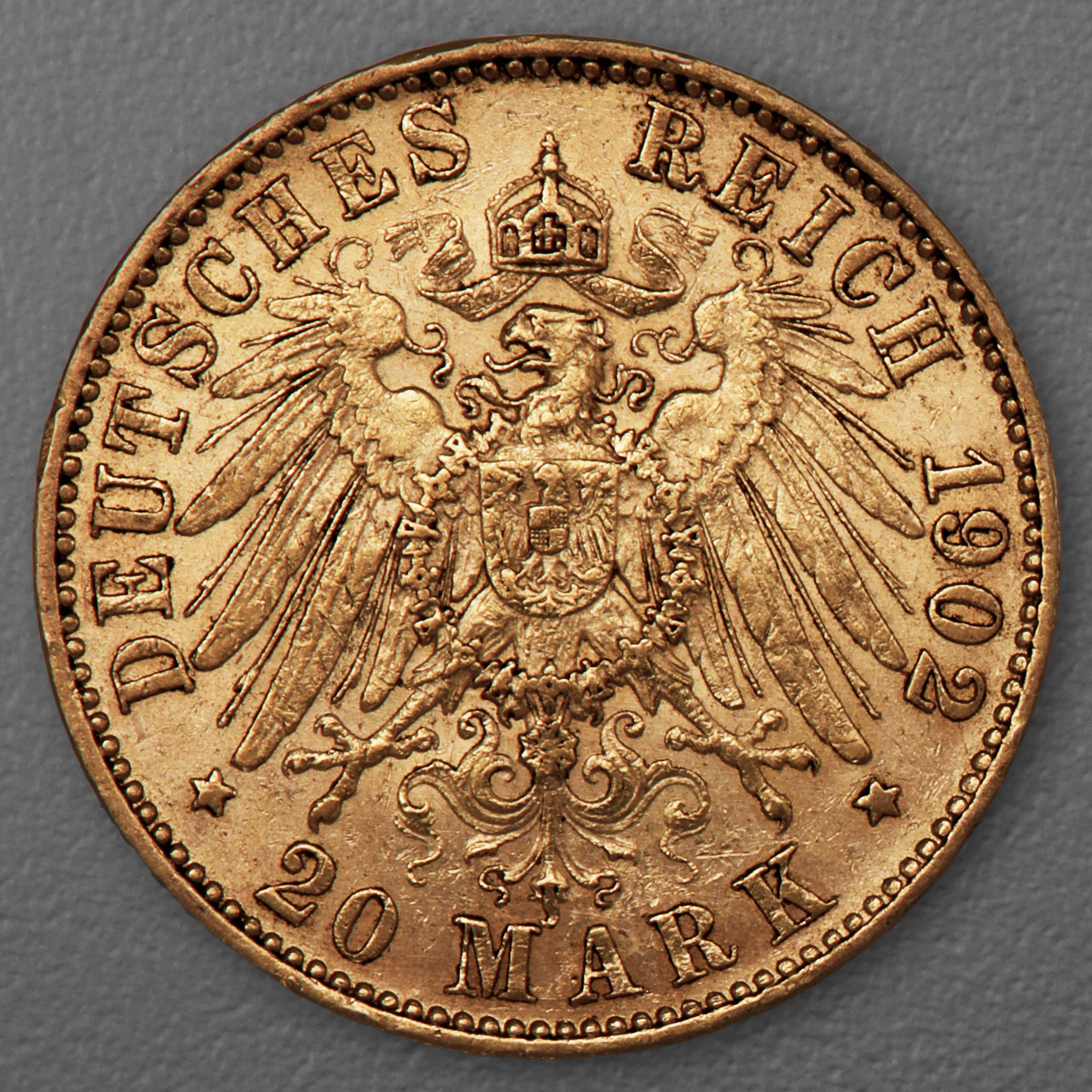 Goldmünze 20 Mark "Wilhelm II." 1902-A J.252 (Preußen) - Detailansicht 1