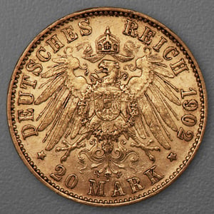 Goldmünze 20 Mark "Wilhelm II." 1902-A J.252 (Preußen) - Miniaturansicht 2