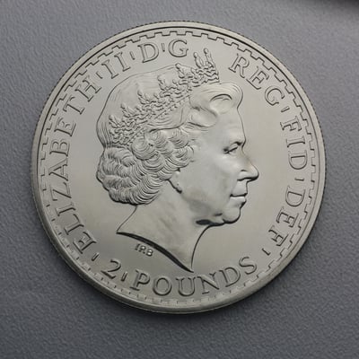 Silbermünze 1oz "Britannia" 1999 (Großbritannien) - Miniaturansicht 2
