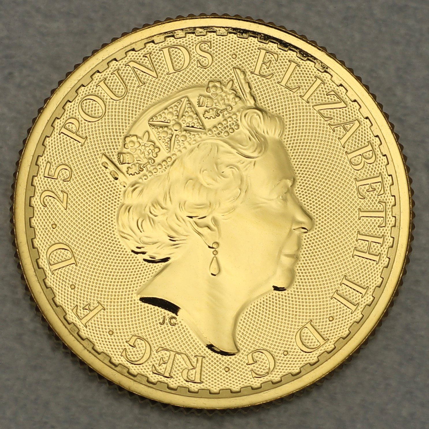 Goldmünze 1/4oz "Britannia" ab 2013 (24kt) (Großbritannien) - Detailansicht 1