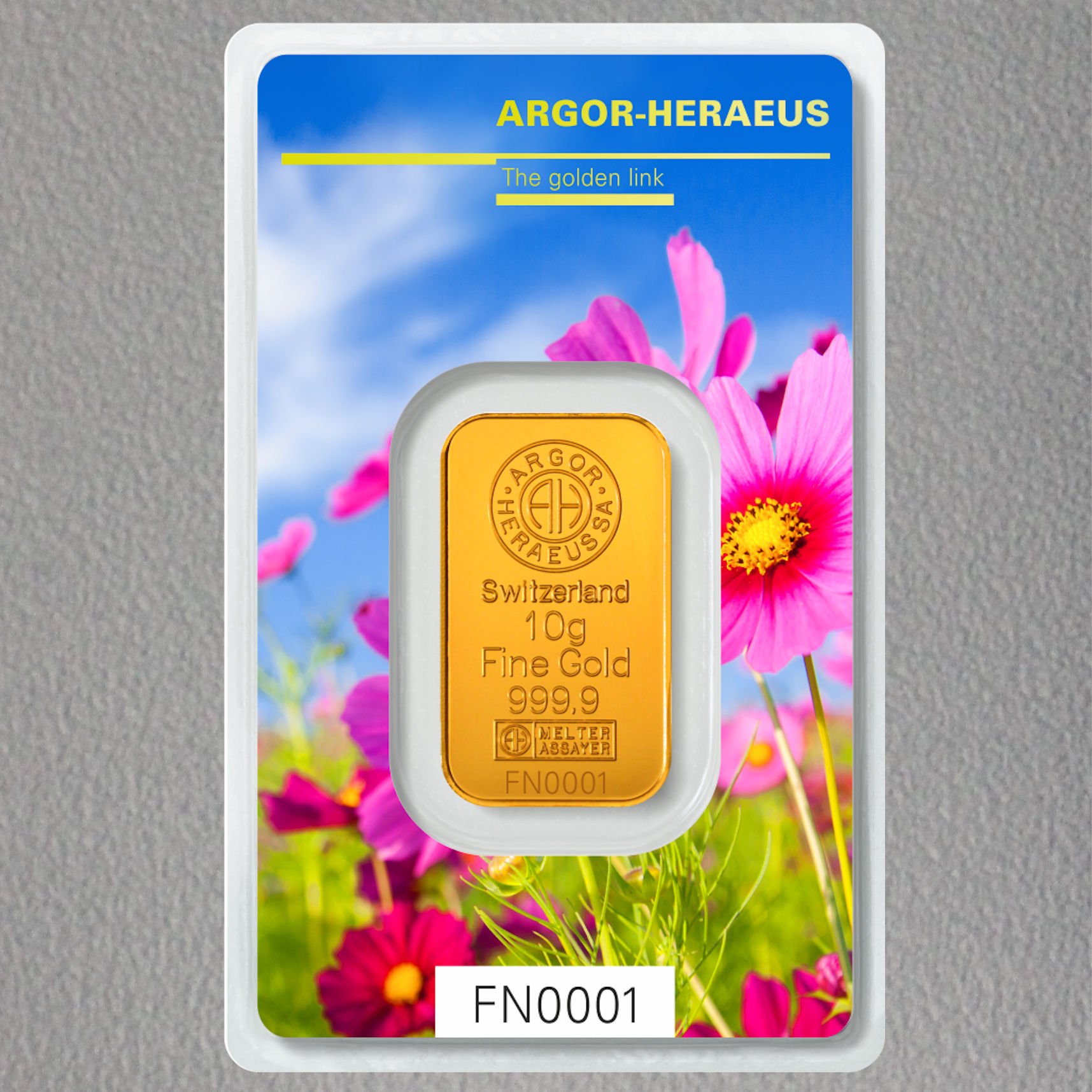 Goldbarren (4x 10g) "Following Nature" ARGOR - Detailansicht 7