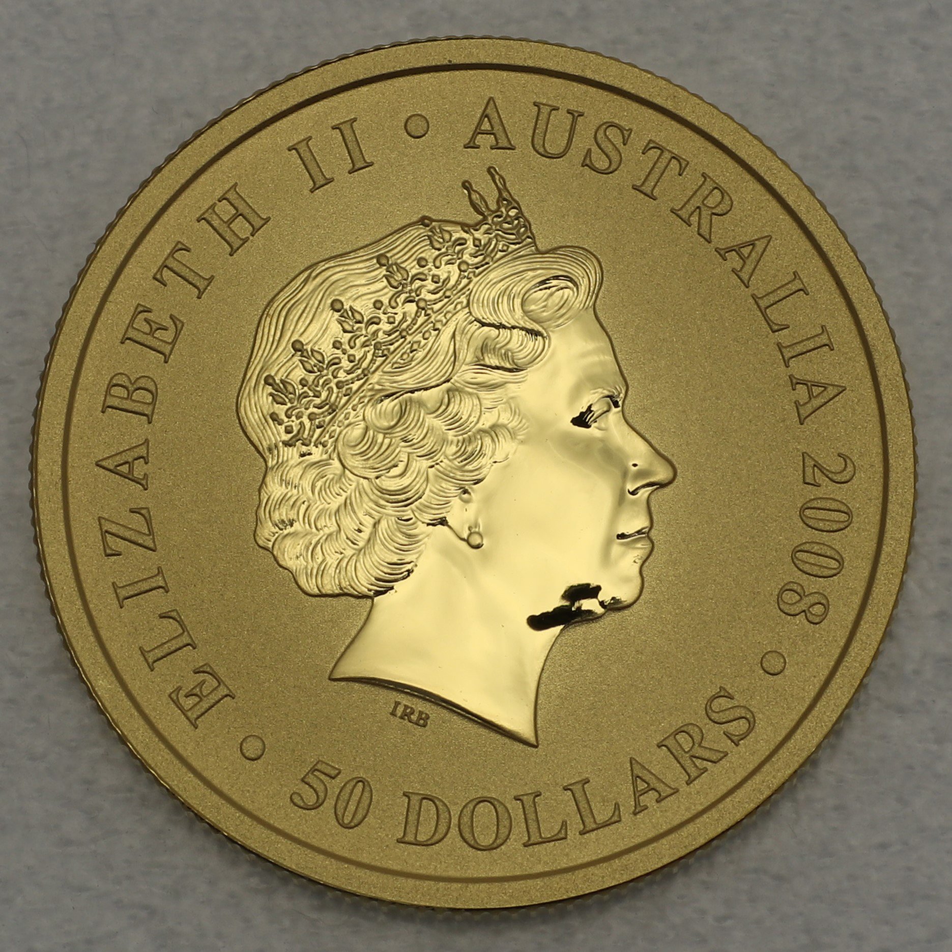 Goldmünze 1/2oz "Känguru" 2008 (Australien) - Detailansicht 1