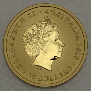 Goldmünze 1/2oz "Känguru" 2008 (Australien) - Miniaturansicht 2