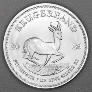 Silbermünze 500 x 1oz "Krügerrand" aktueller Jahrgang Masterbox (Südafrika) - Miniaturansicht 3