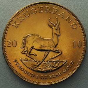 Goldmünze 1oz "Krügerrand" 2010 (Südafrika) - Hauptansicht